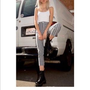 blue and white Tilden Pants from Brandy Melvile.